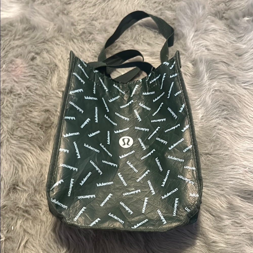 Lululemon Athletica Black Tote Bag Durable Sporty Design